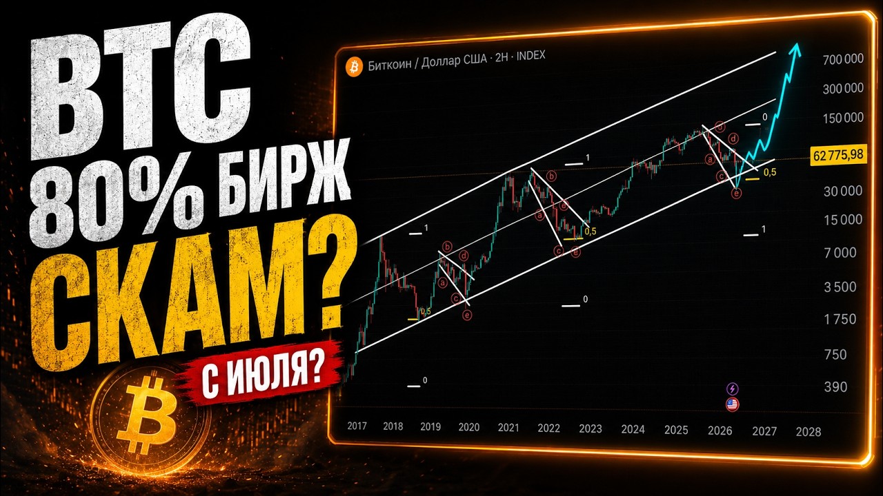 ⚪ Биткоин повторяет прошлые циклы? Разбор глобальной картины рынка