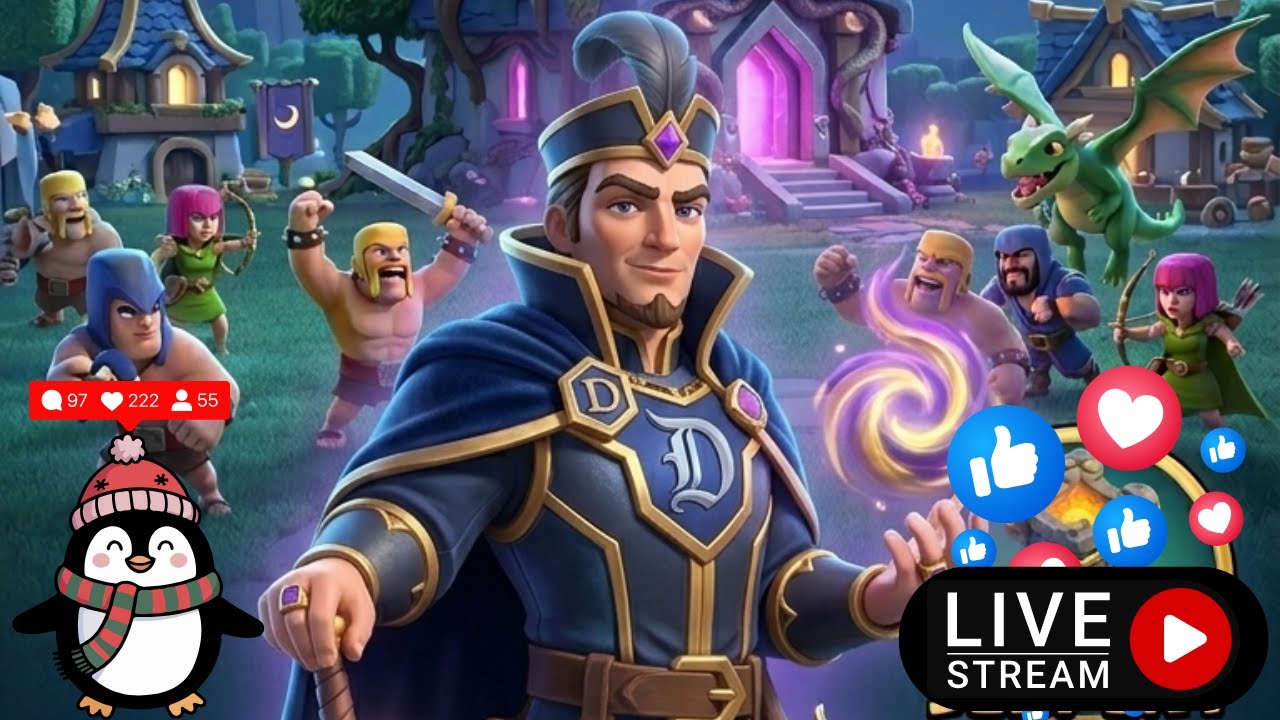 coc live stream