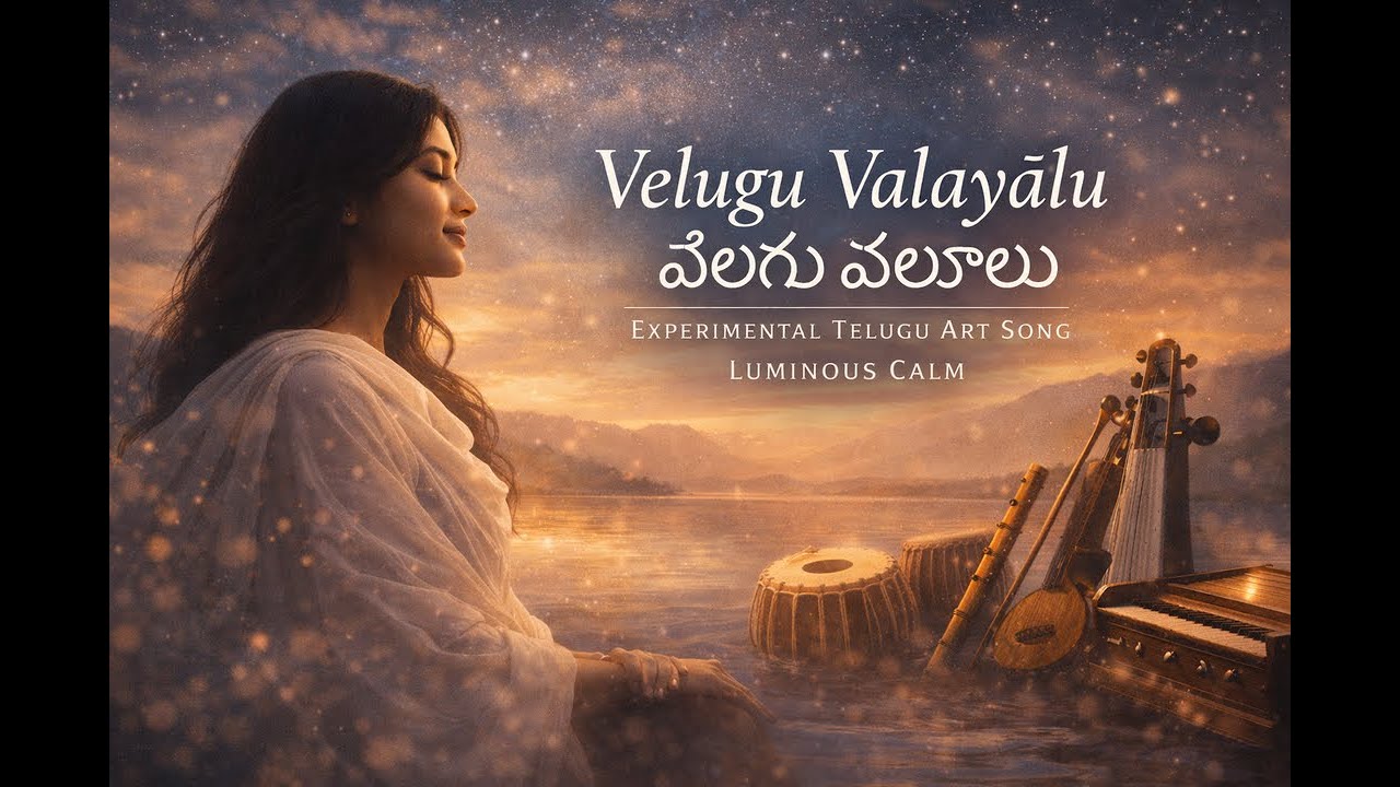 Velugu Valayālu (వెలుగు వలయాలు) | Experimental Telugu Art Song | Luminous Calm