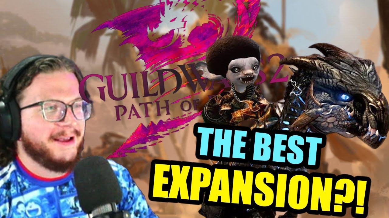 THE BEST EXPANSION!? | RJ REACTS To 'Guild Wars 2: Path of Fire is Unbelievable' By @MitchManix