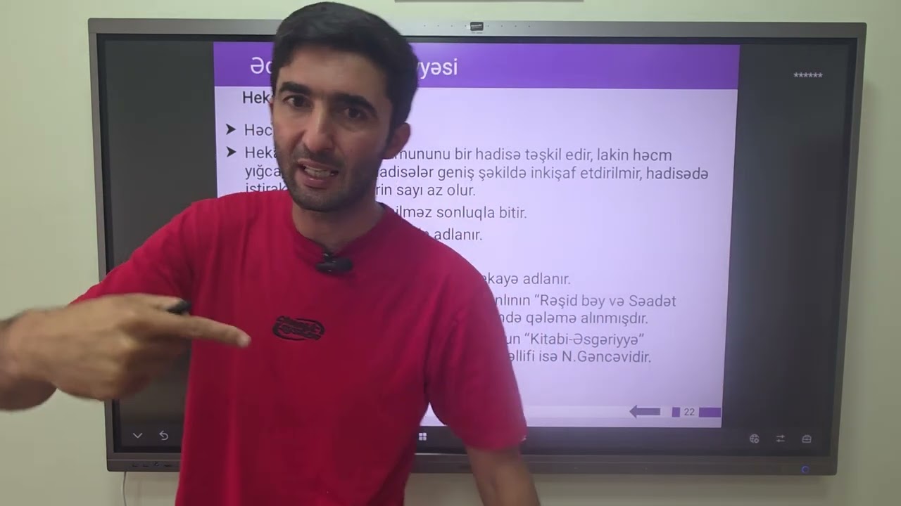 Ədəbiyyat nəzəriyyəsi (Epik növ və onun xasiyyətləri)