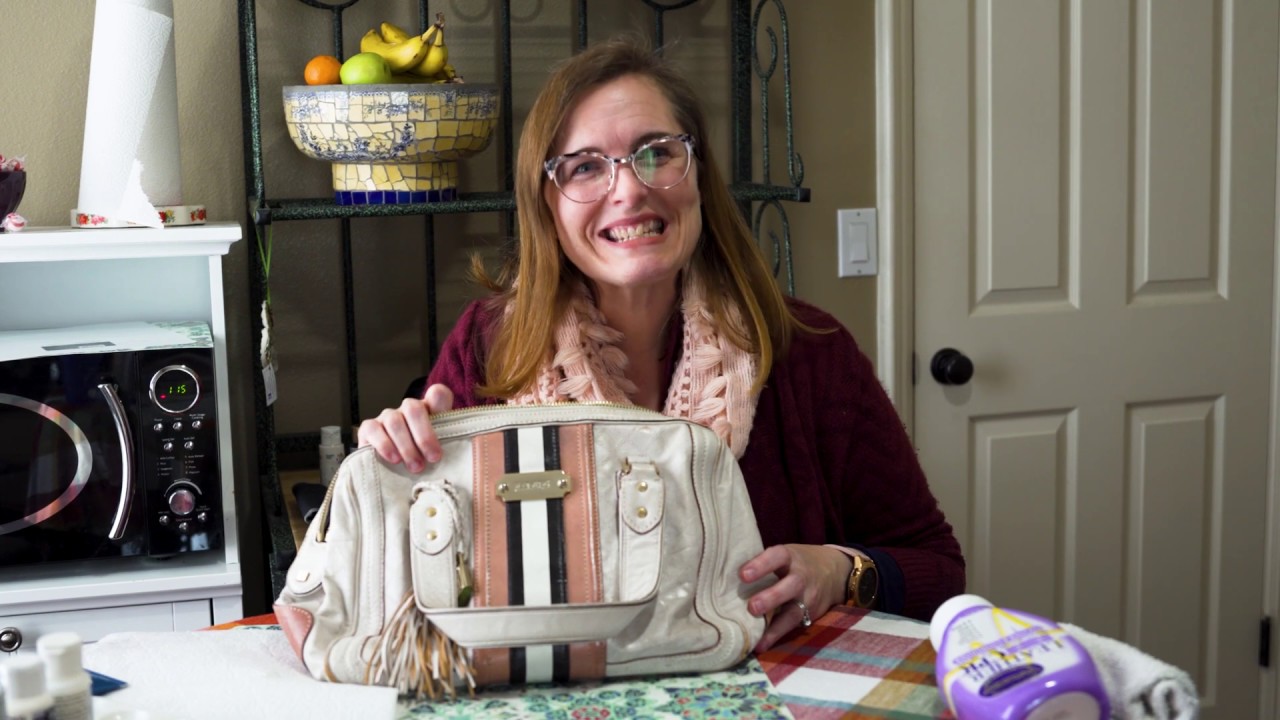 Vintage L.A.M.B. Bag piping repair and color restoration