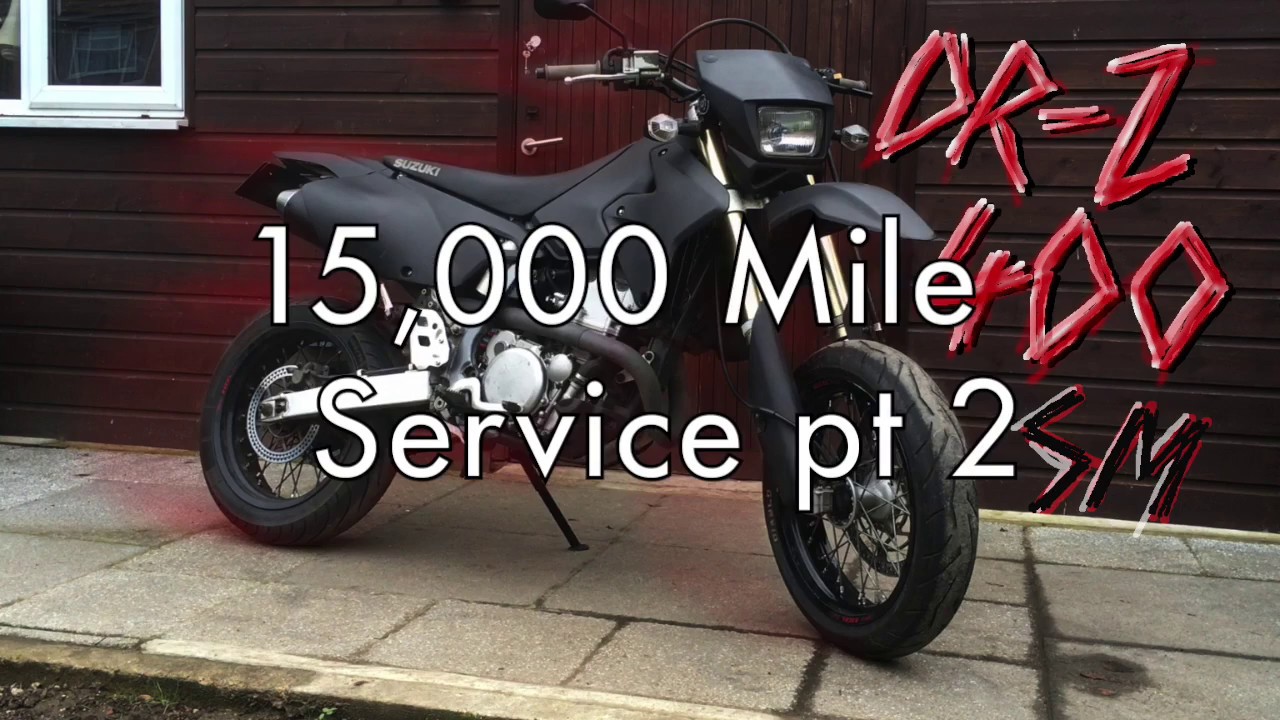 How To Service The Rear Suspension On Your DR-Z 400 SM (15K Service Part 2)