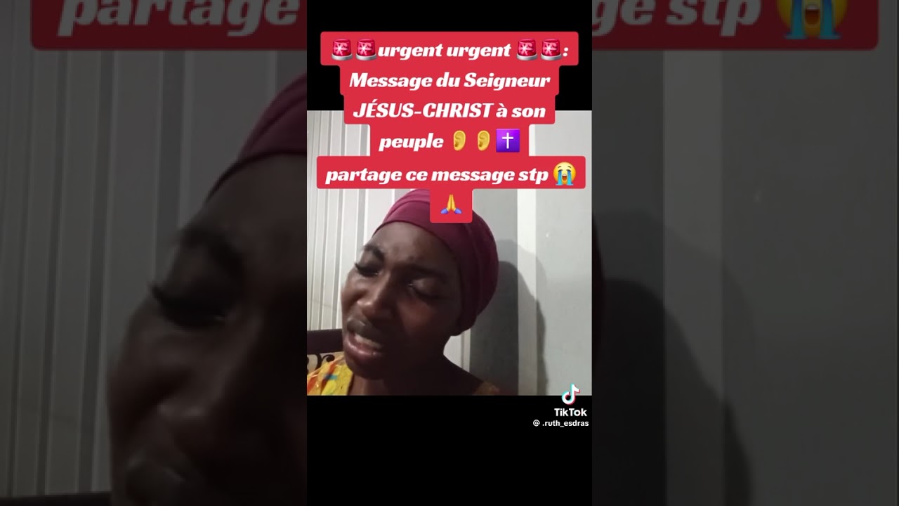 URGENT URGENT MESSAGE DU SEIGNEUR J&Eacute;SUS-CHRIST. 