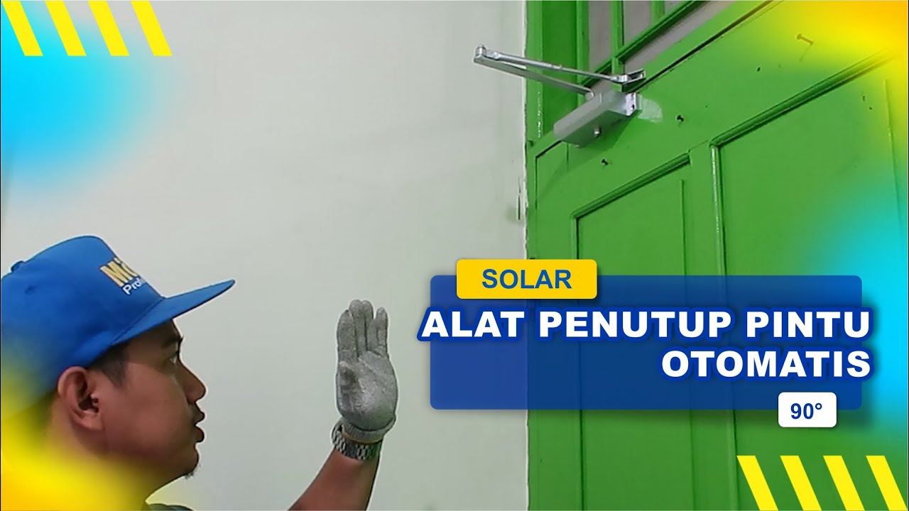 Review & Test SOLAR 81 Door Closer Silver 90 Derajat Stopper Alat Penutup Pintu Otomatis Penahan