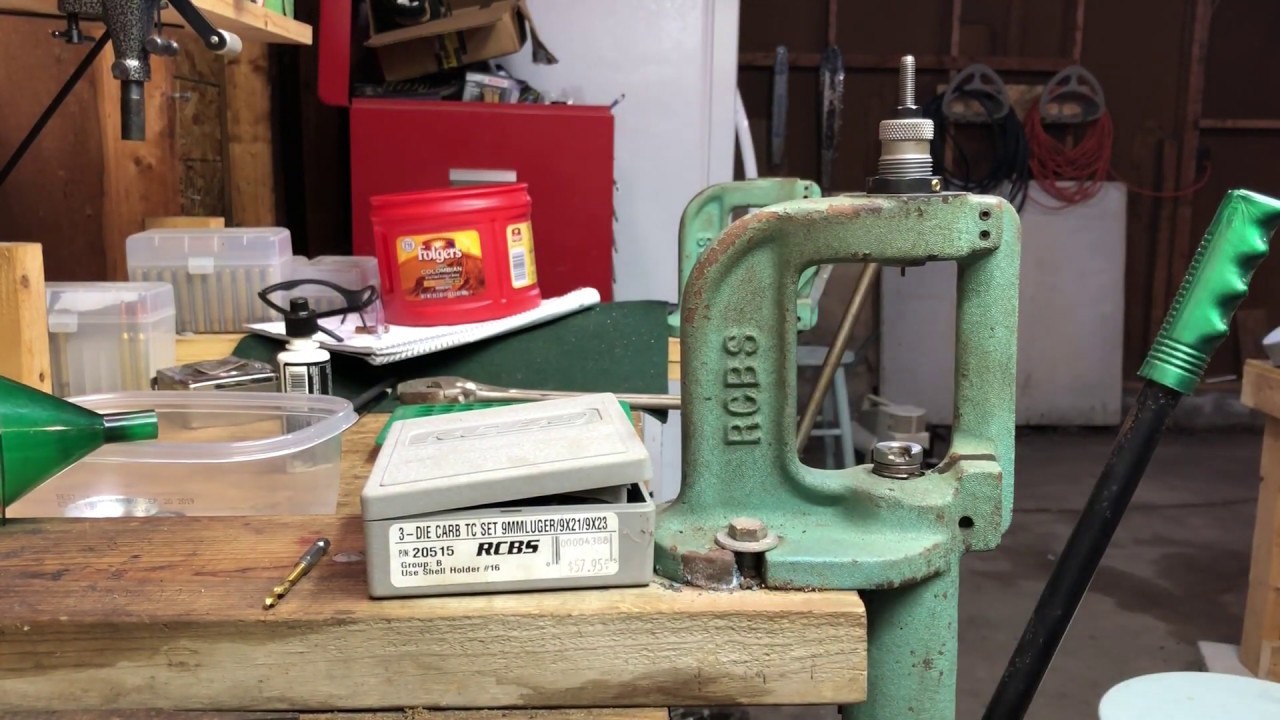 Quickly set up RCBS Carbide 9mm Luger Sizing Die