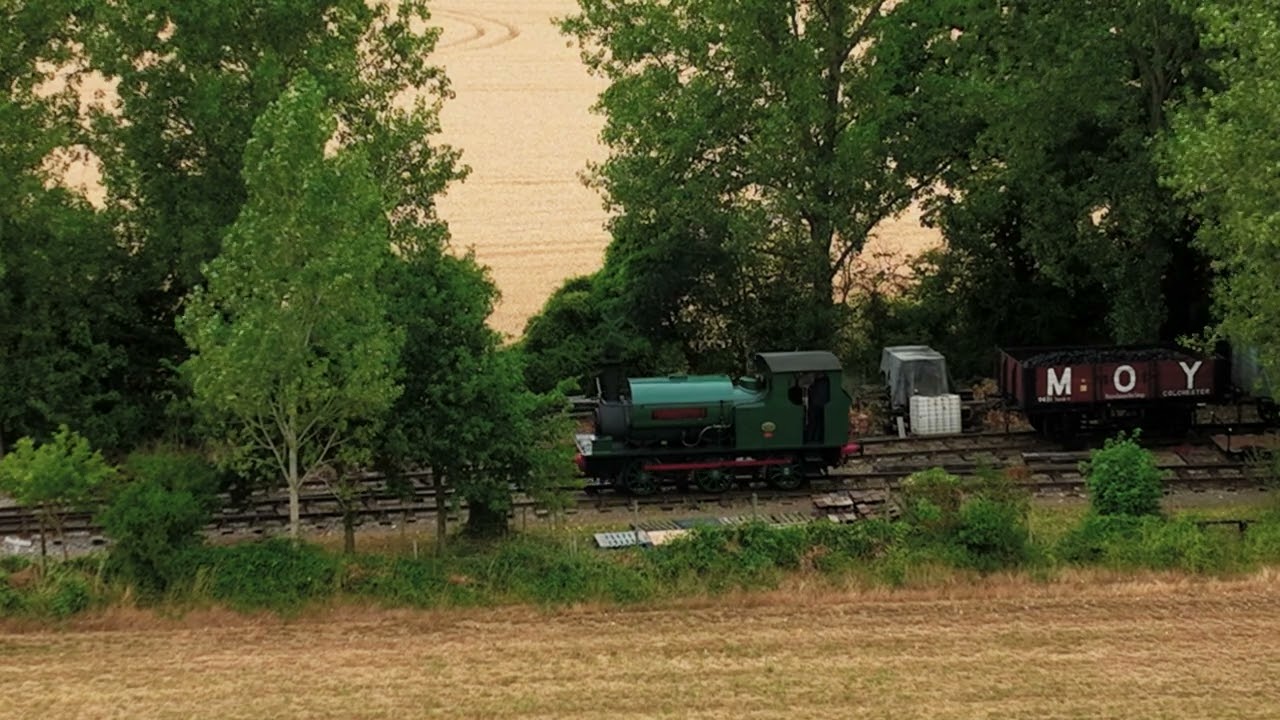 Mid Suffolk Light Railway From The Air