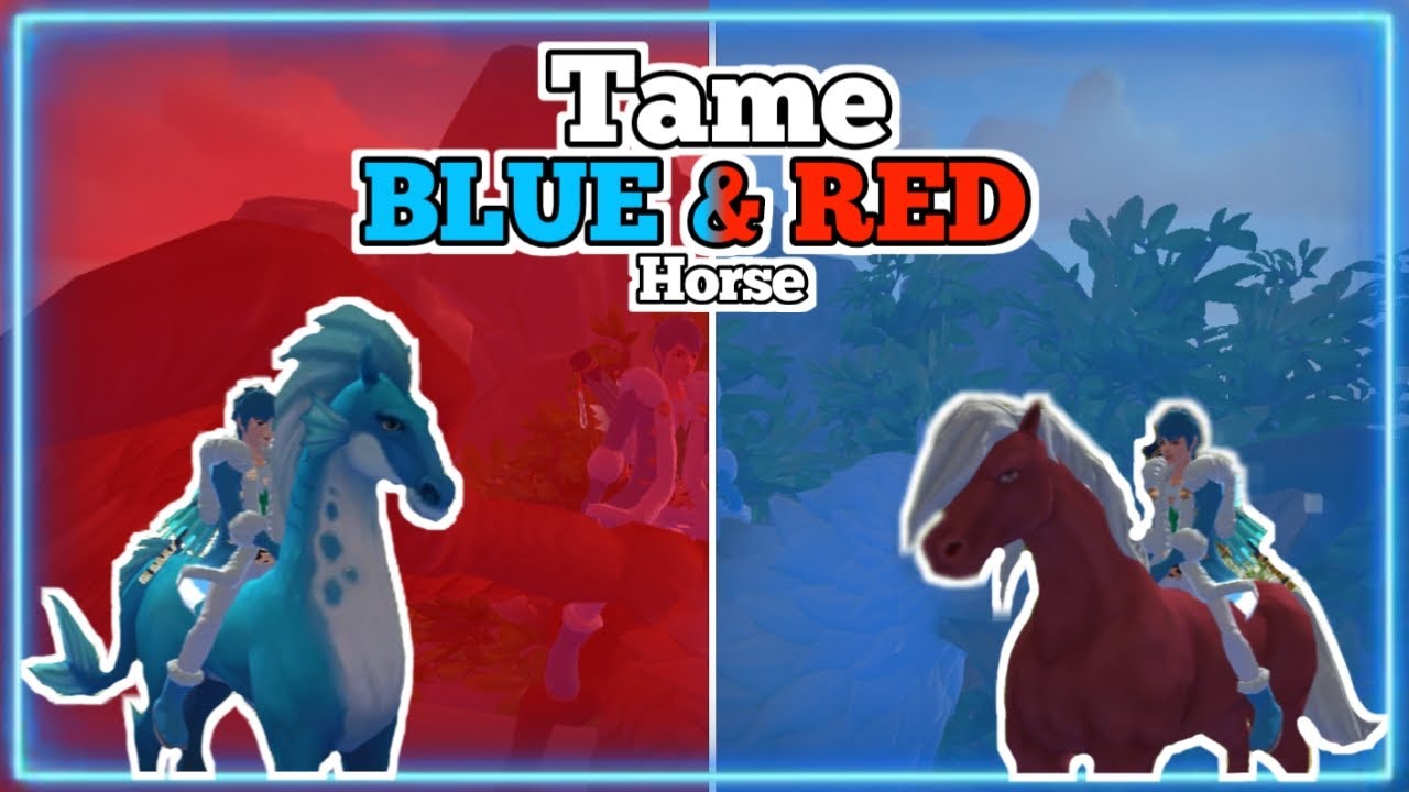 Tame blue horse and red horse #6 | Utopia Origin | | Indonesia | | Newbie tutorial |