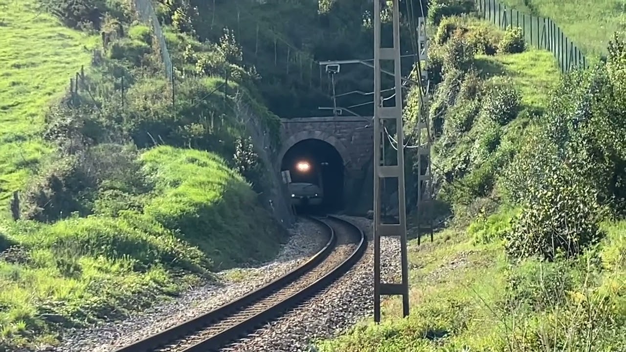 Circulaciones de trenes FEVE sin parada Principado de Asturias