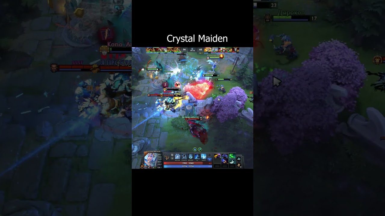 2 Level In 40 Seconds Crystal Maiden Likes this Very Much #dota2 #dota2highlights #rampage