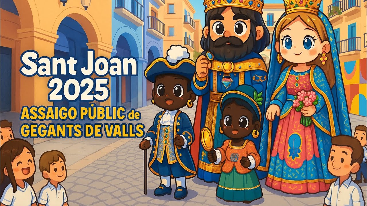 Assaig public dels gegants de Valls... Sant Joan 2025