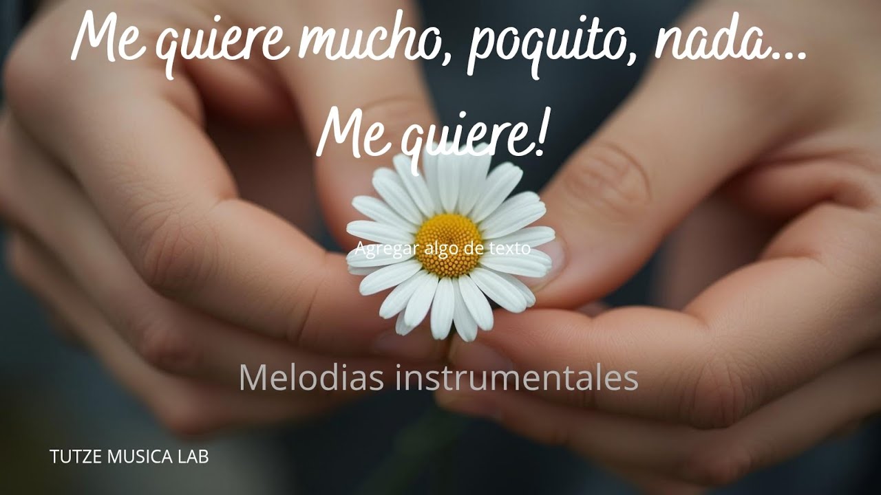 ME QUIERE MUCHO, POQUITO, NADA, ME QUIERE...! (MELODIAS INSTRUMENTALES) 