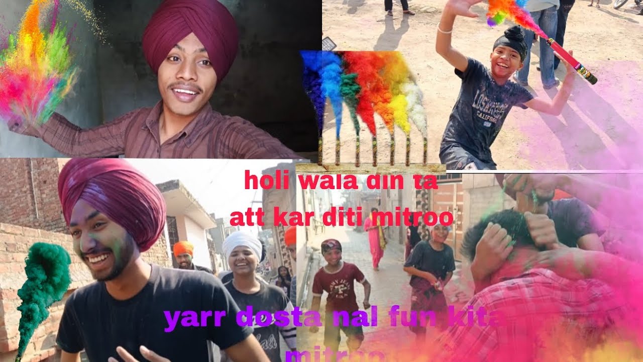 Holi vlog 2026 wala din ta bhot fun kita mitroo 😍
