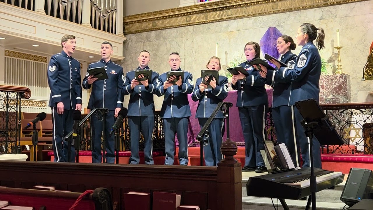 U.S Air Force Band Singing Sergeants @ St. John's Church, D.C. 