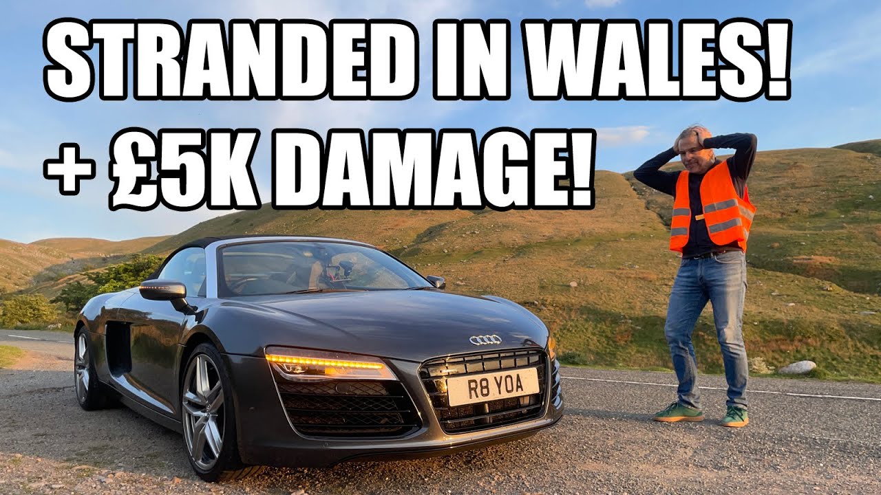 STRANDED IN THE MOUNTAINS IN MY AUDI R8 SPYDER! #audir8 #r8 #r8spyder