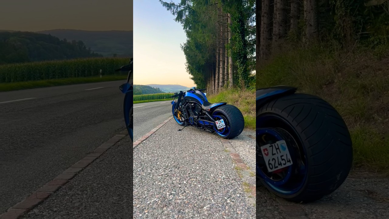 Custom Harley Davidson wide tire 330 setup #harleydavidson #harley #bobber #motorcycle #bike