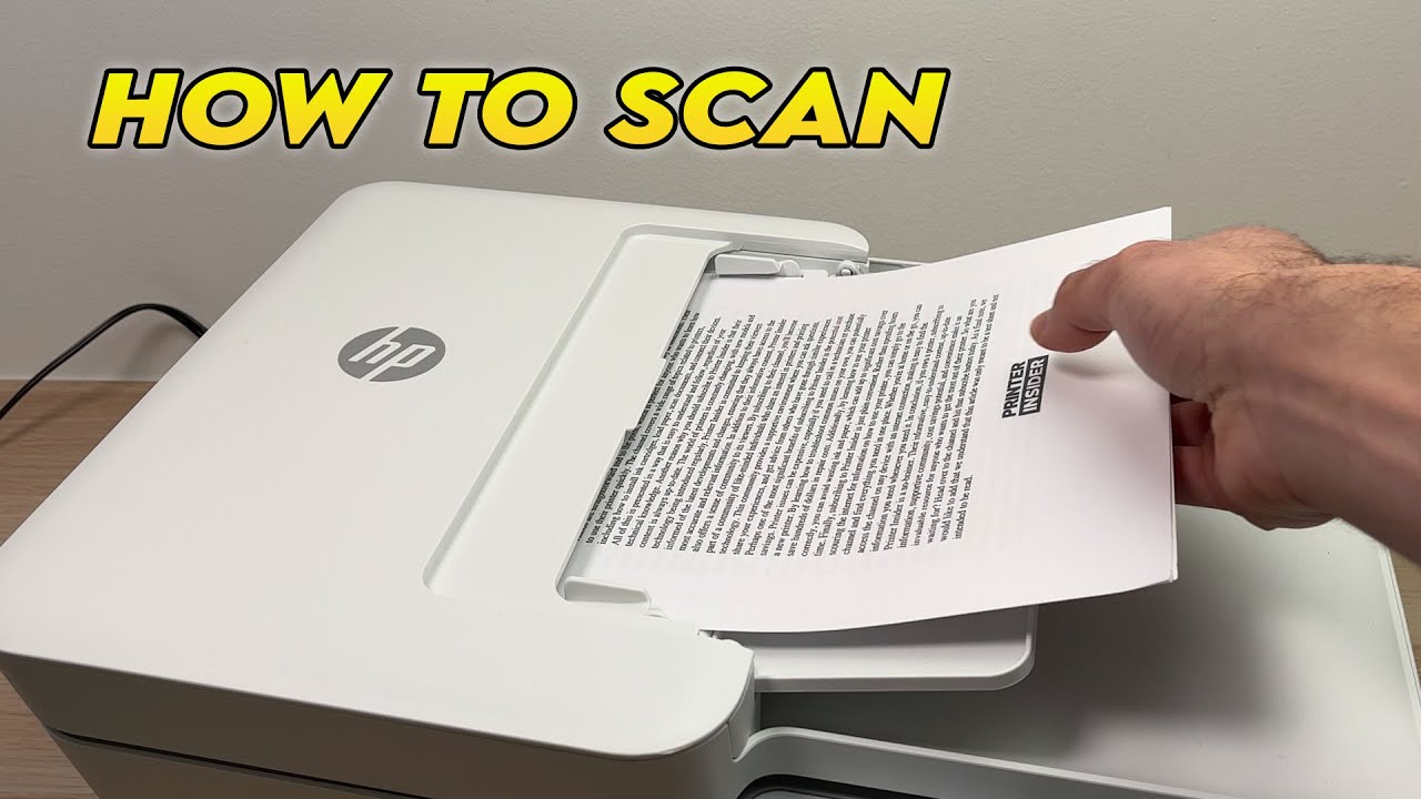 Принтер HP Deskjet 4155e: как использовать сканер