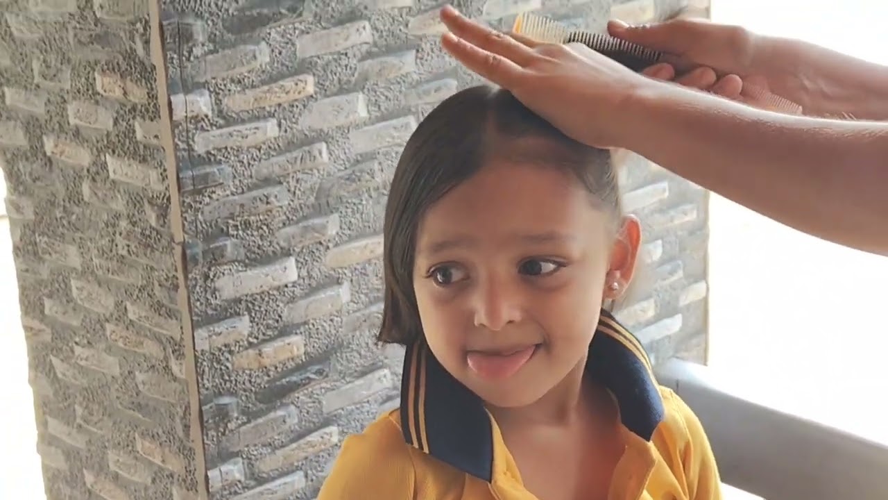 Beautiful and simple hairstyle for kids👧