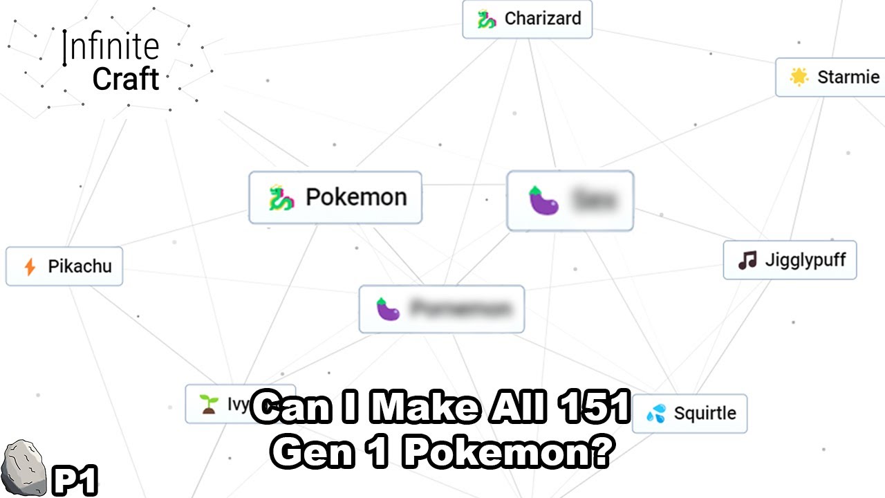 Can I Make All 151 Pokémon in Infinite Craft? P1