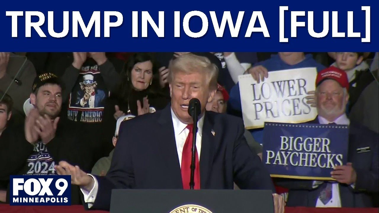 Economy and crime focus of Trump speech in Iowa: FULL
