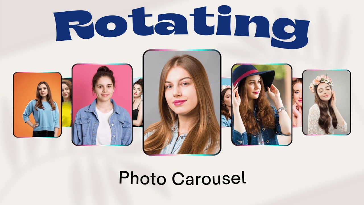 Create a Smooth Rotating Photo Carousel in Canva (FREE Template)