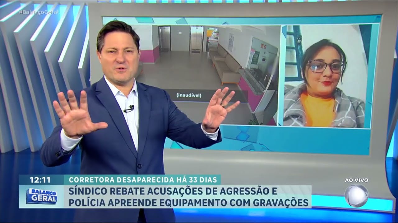 Caso Corretora desaparecida: Síndico rebate acusações e polícia apreende equipamento com gravações