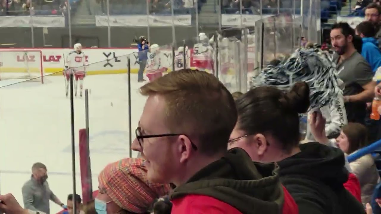 Hartford Wolfpack Live Goal Horn 2/12/22 (OT Goal!)