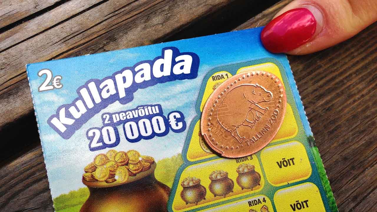 Eesti Loto Kullapada el&auml;intarhassa