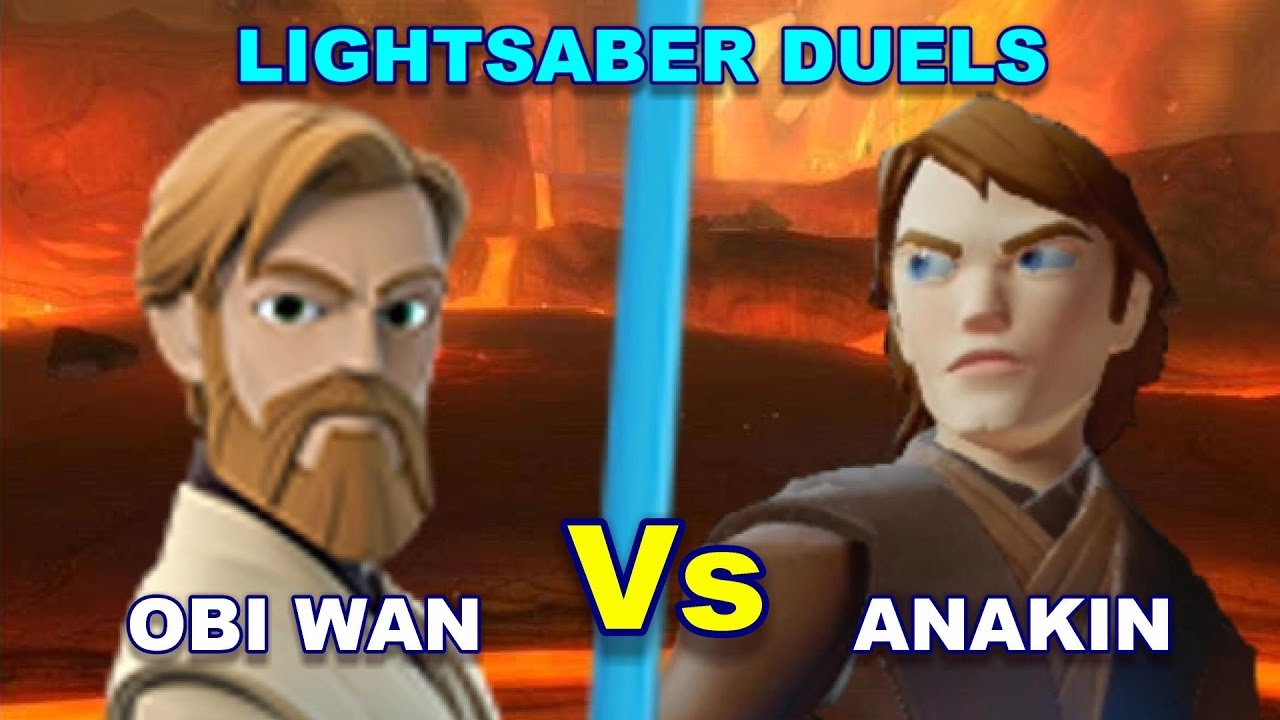 Lightsaber Duels - Obi Wan vs Anakin Skywalker on Mustafar