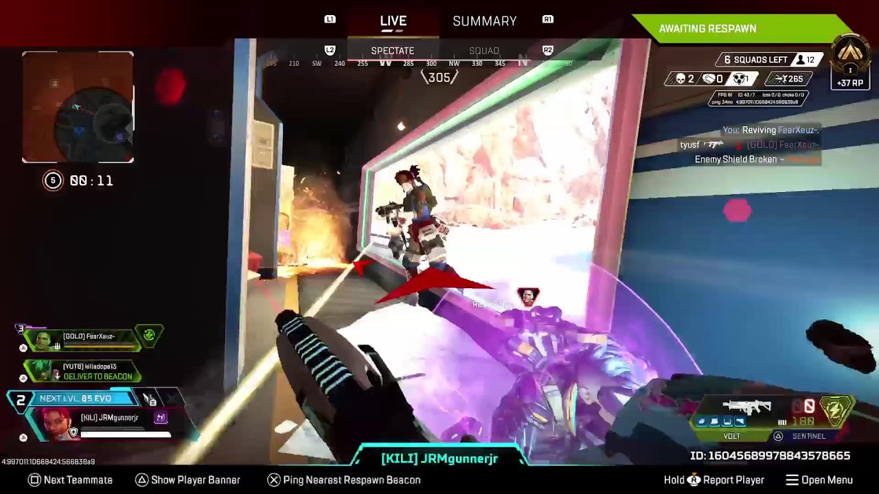 Apex Legends: Ranked Gold III Gameplay