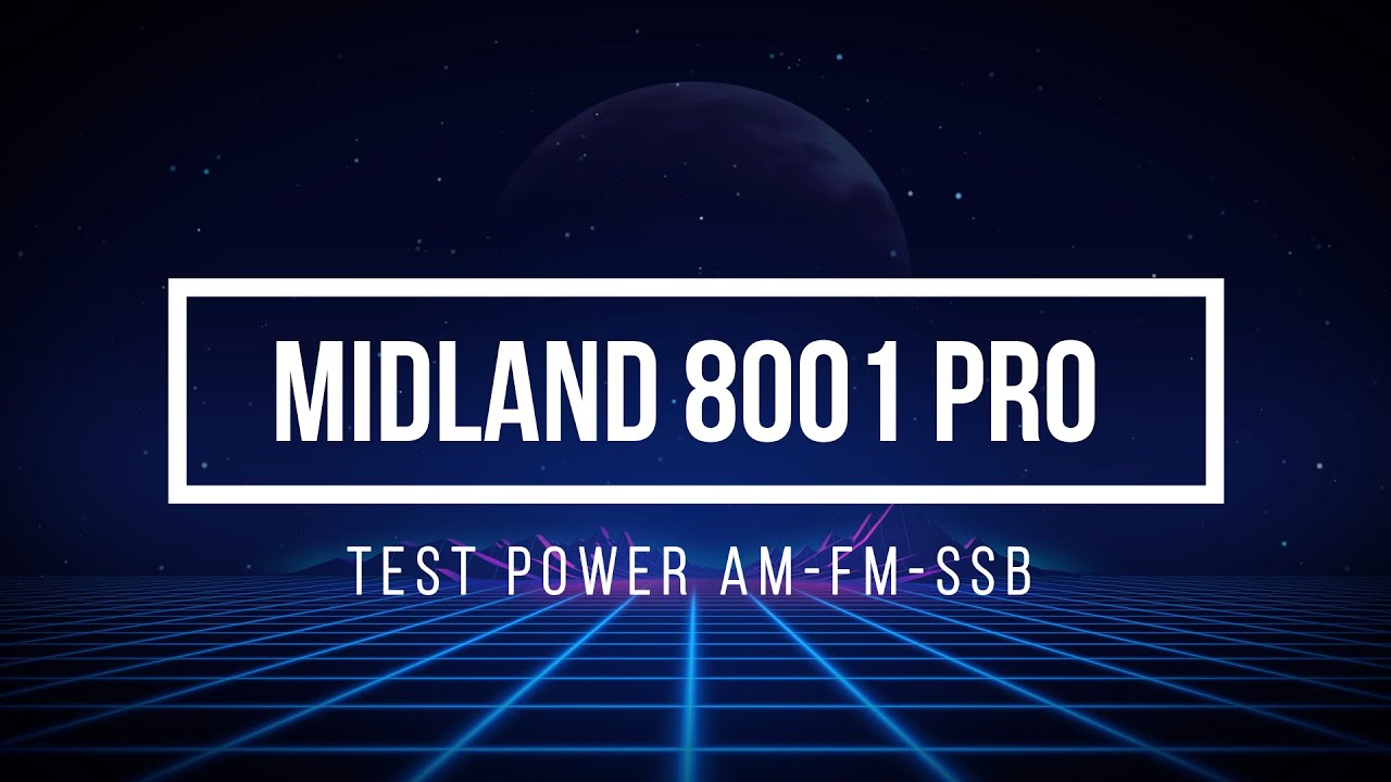 ELETTRONICA | NEW CB MIDLAND 8001 PRO - TEST POWER AM - FM - SSB