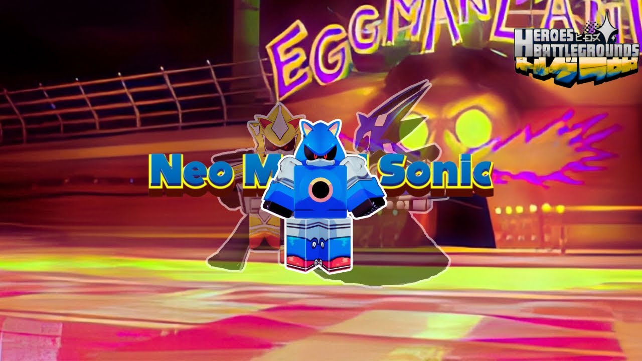 Using neo metal Sonic’s moveset in heroes battlegrounds