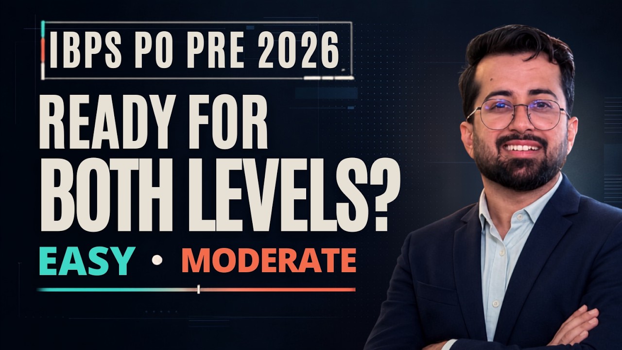 IBPS PO Pre 2026: 2 MOST EXPECTED PAPERS 🔥 Easy + Moderate | EXACT Exam Level | Aashish Arora