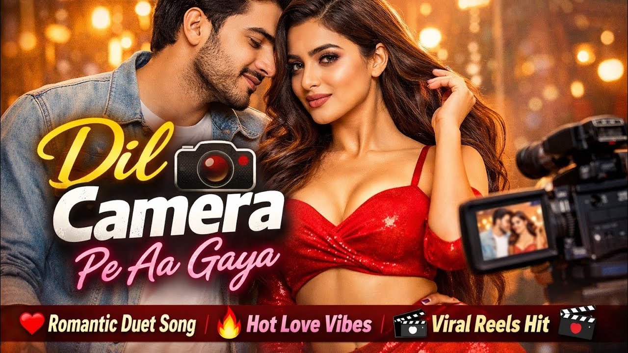 Dil Camera Pe Aa Gaya | Romantic Hindi Duet Song | Male Female Love Song | Viral Reels Audio
