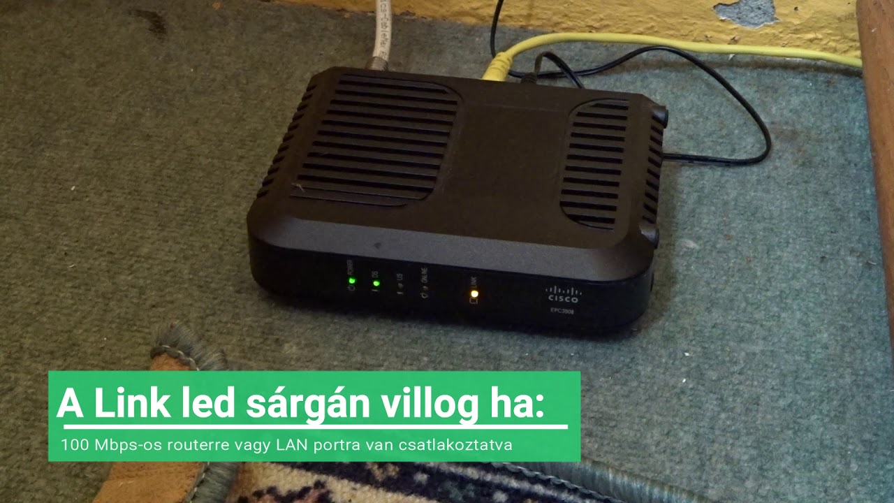 Cisco EPC3008 Cable modem (Invitel, kábelmodem)