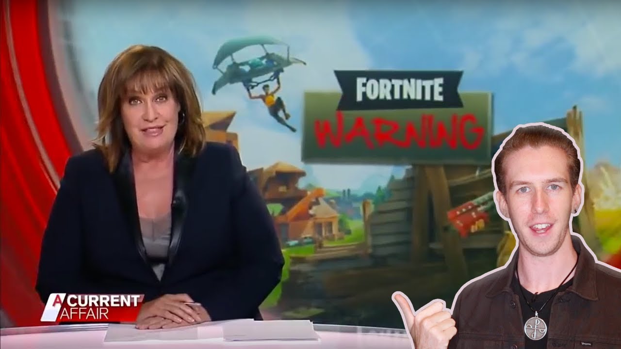 Australian Media VS Fortnite (The Dangers Of Videogames) -- LewReview