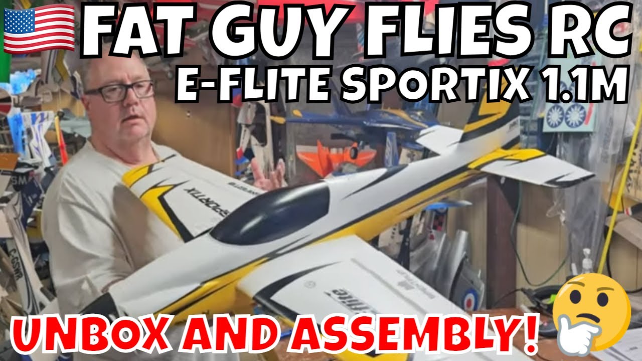 E-FLITE SPORTIX 1.1M РАСПАКОВКА И СБОРКА от FGFRC #aviation #rc