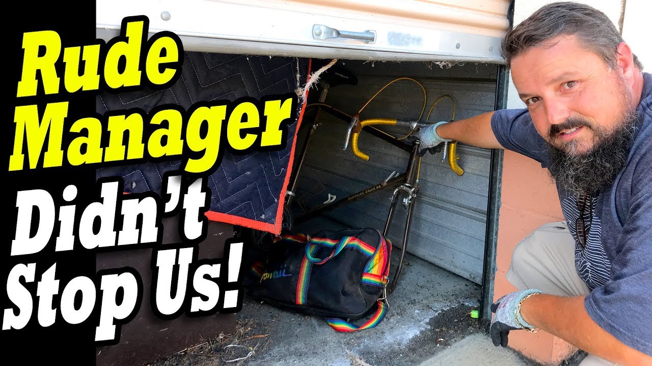 RUDE MANAGER DIDN'T STOP US from buying this storage auction locker for 5 DOLLARS!