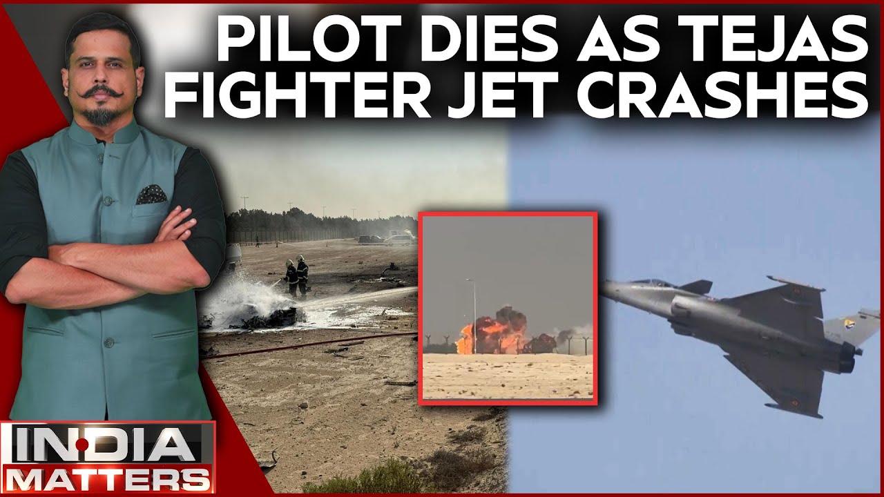 Tejas Jet Crash | Pilot Dies As Tejas Fighter Jet Crashes, Bursts Into Flames At Dubai Air Show
