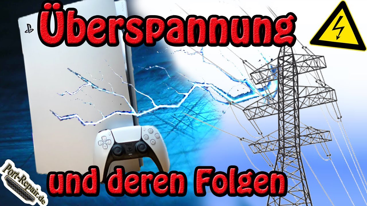 Überspannung zerstört Ps5 Konsole [Port-Repair]