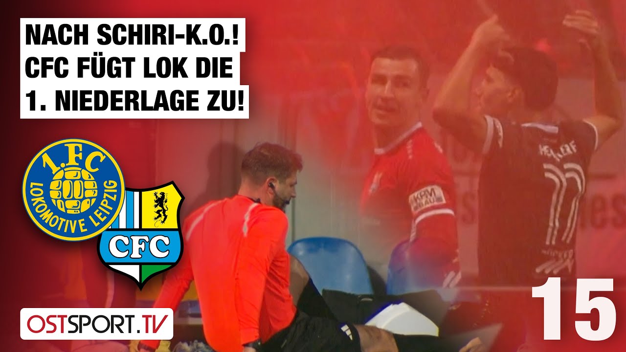 Nach Schiri-K.O.! CFC fügt LOK 1. Niederlage zu: Lok Leipzig - Chemnitzer FC | Regionalliga Nordost