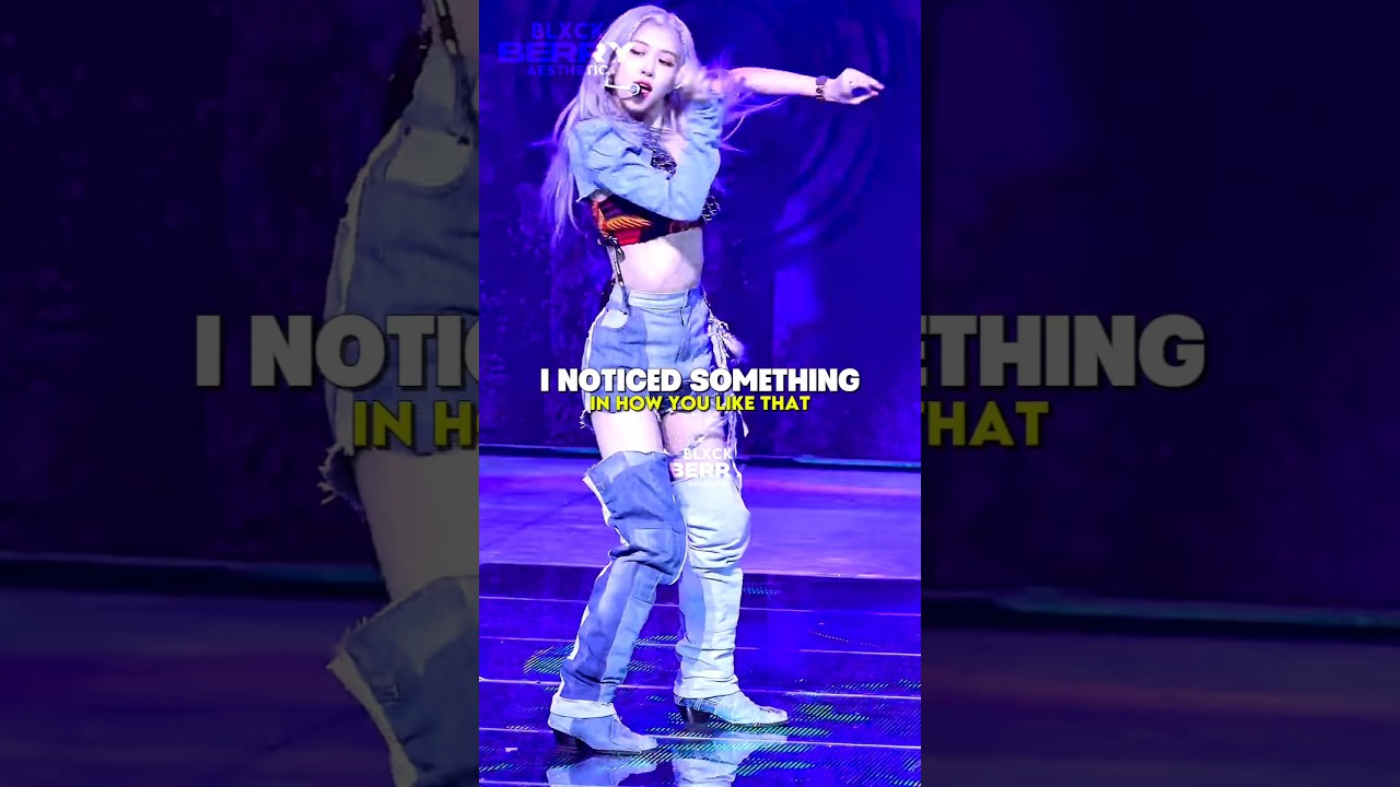 I noticed something in how you like that! #blink#blackpink#rose#jisoo#howyoulikethat