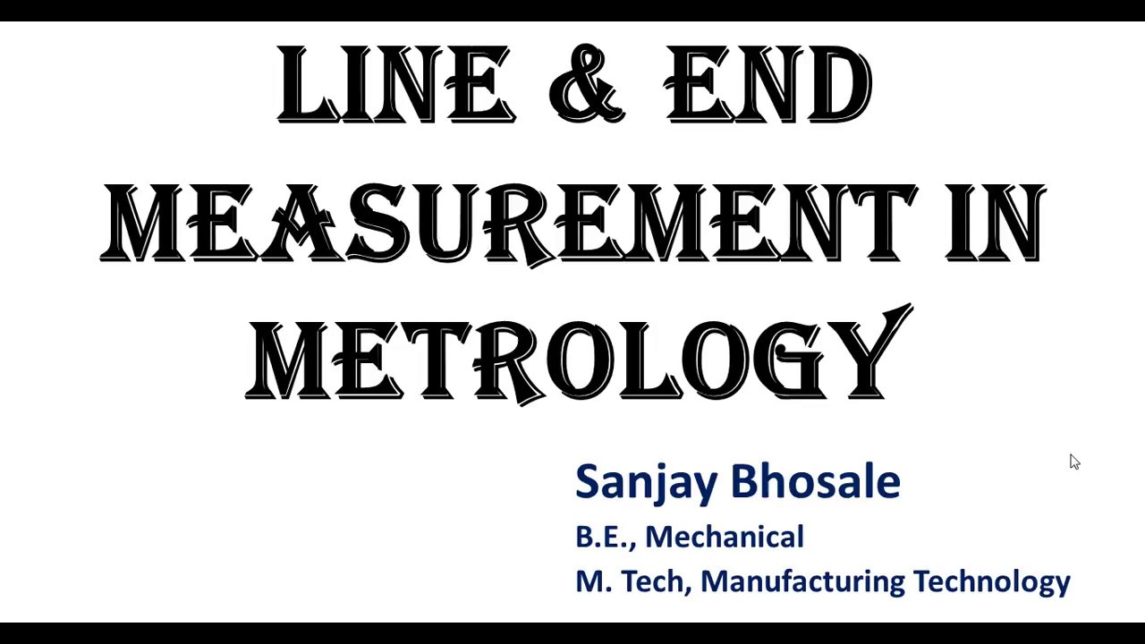 Line and end measurement in metrology
