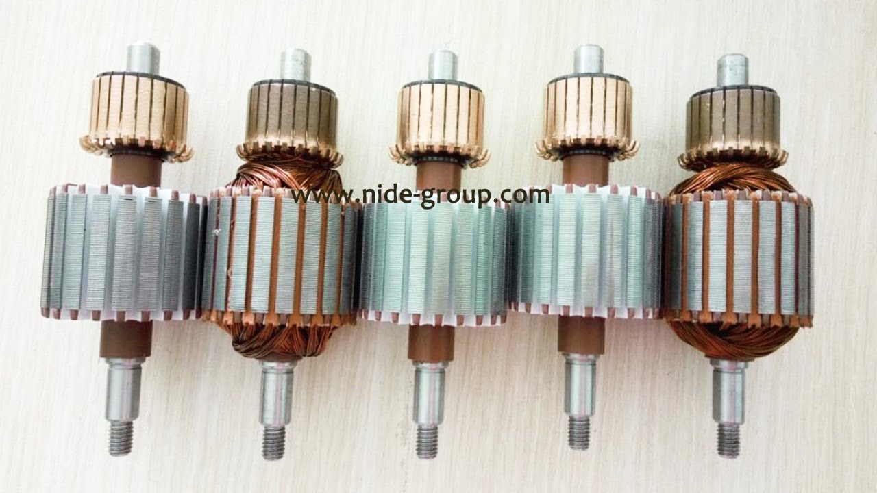 Automatic motor coil winding machine / armature winding machine