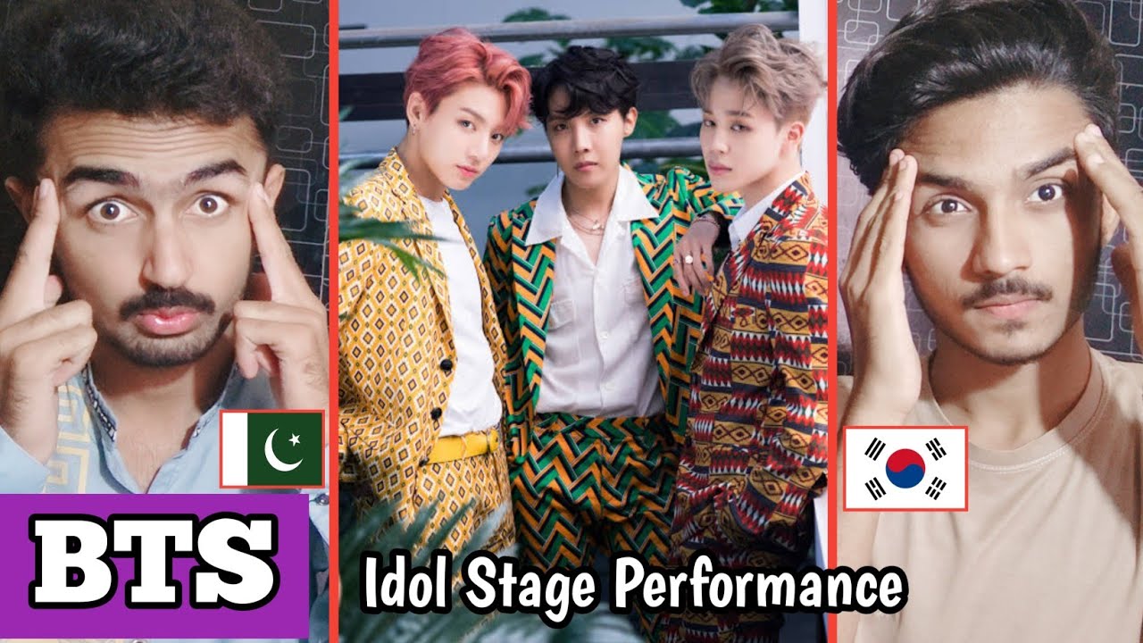 Pakistani reaction to BTS Idol Stage Performance | Maza A Gya | @PsycoooBoys