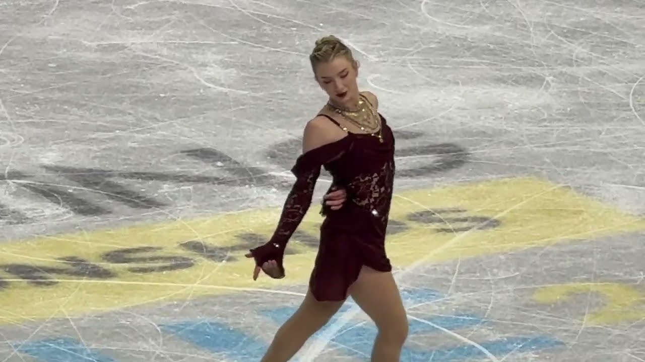 2026 World Championships - Women's Short Program - Amber Glenn USA
