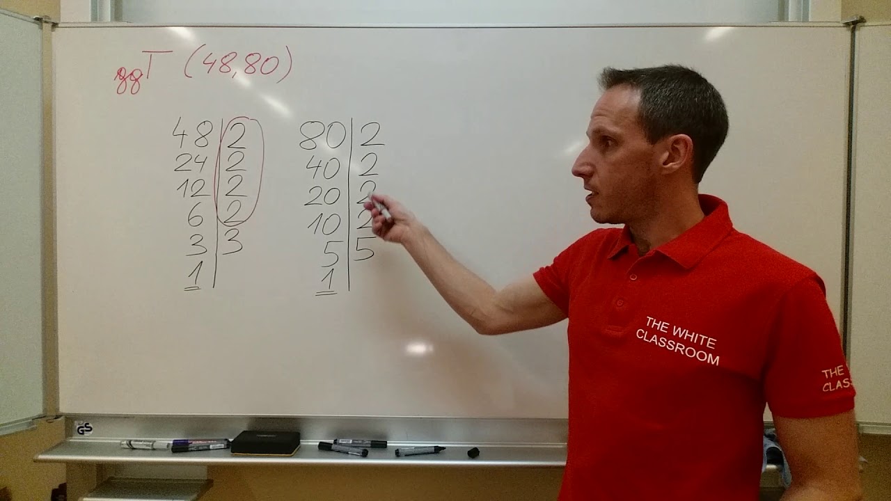 GRÖßTER gemeinsamer TEILER - ggT (48, 80) - Primfaktorenzerlegung - Anwendung 1 (inklusive PROBE)