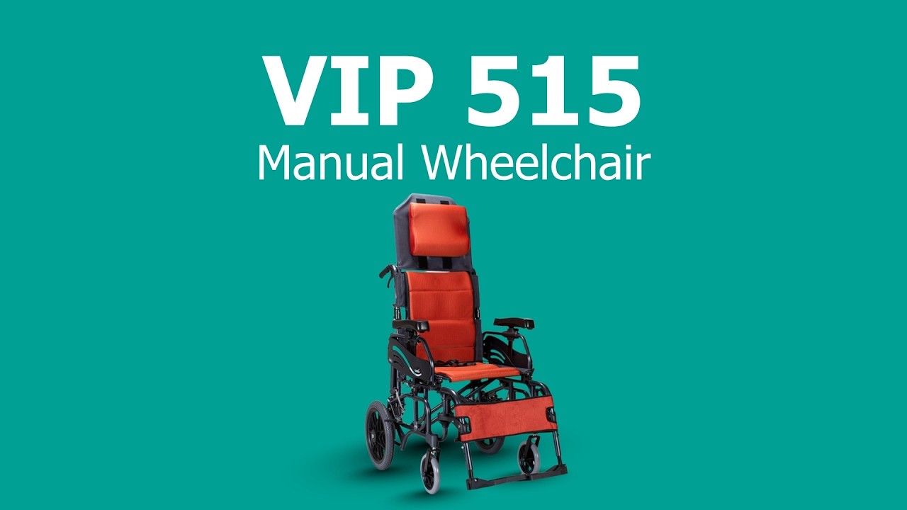 VIP 515 | Aluminium Tilt Headrest Manual Wheelchair | Karma Silverlife