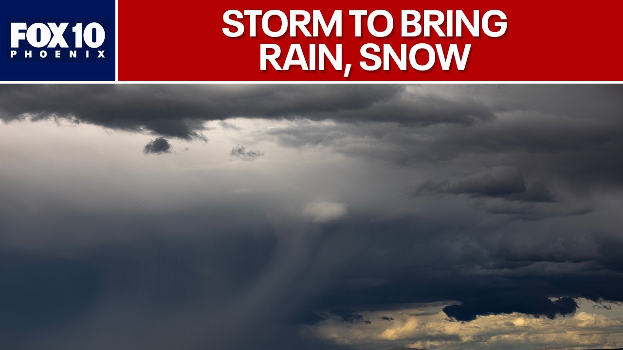 Incoming weekend storm to bring rain, winds across Arizona | FOX 10 Phoenix