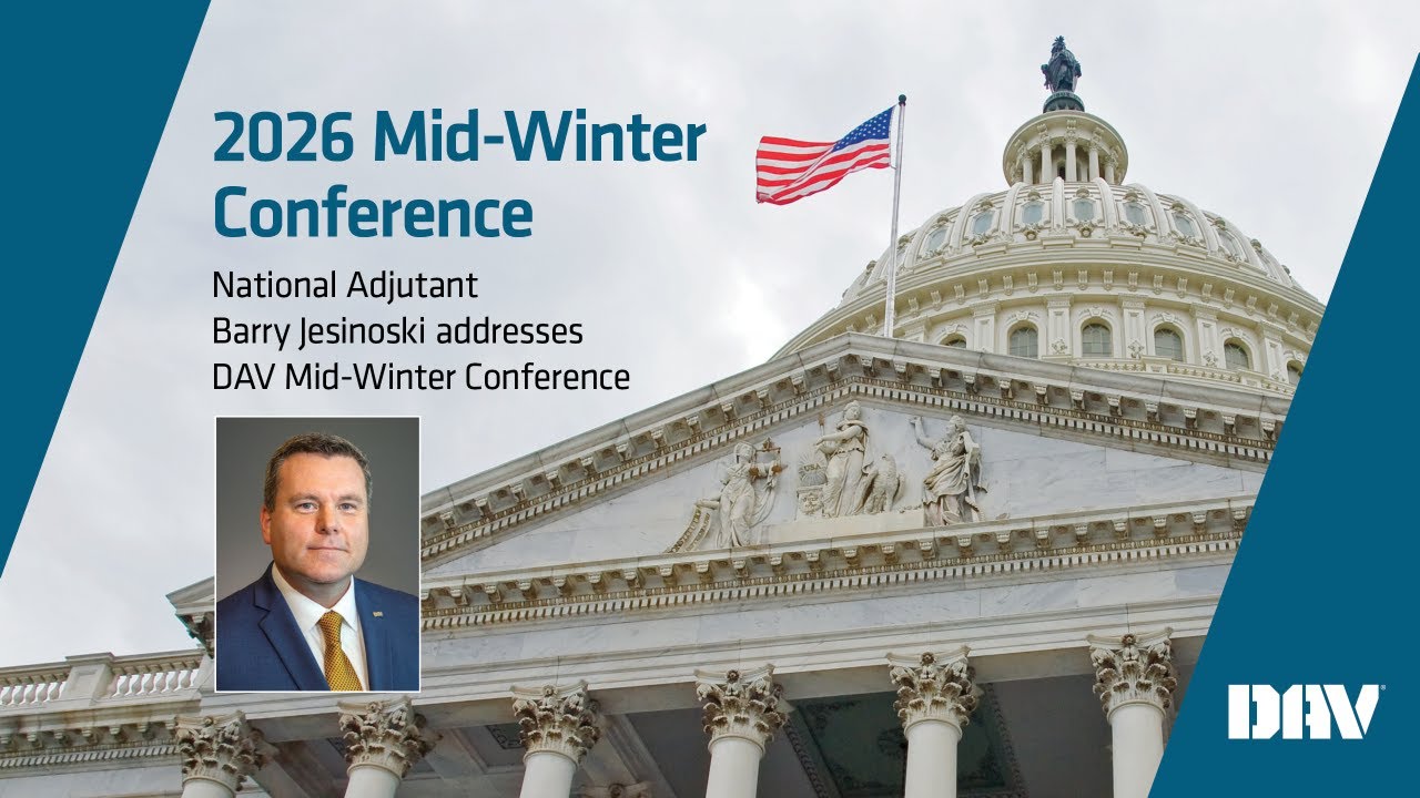 DAV National Adjutant Barry Jesinoski Addresses the 2026 DAV Mid-Winter Conference